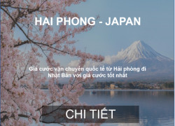 Cước Tàu Biển Hàng Hóa Từ Hải Phòng Đi Nhật Bản